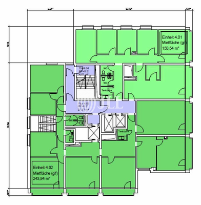 Grundriss 4. Obergeschoss