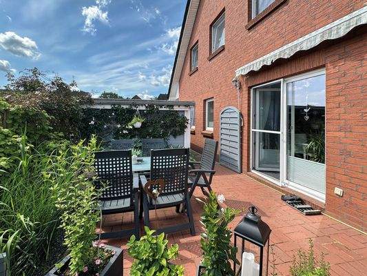 Blick auf die Terrasse