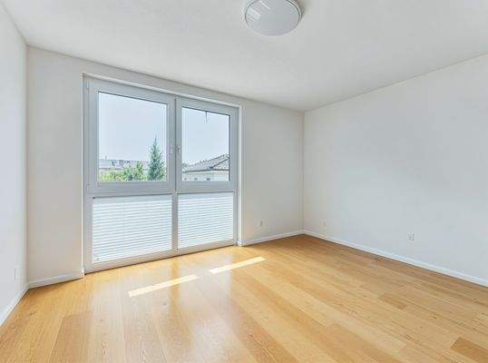 Kinderzimmer - Kinderzimmer, Leer (unmöbliert) - (KI generiert)