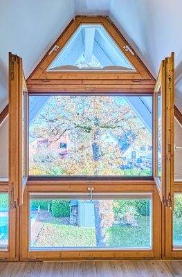 Detail Blick in den Garten