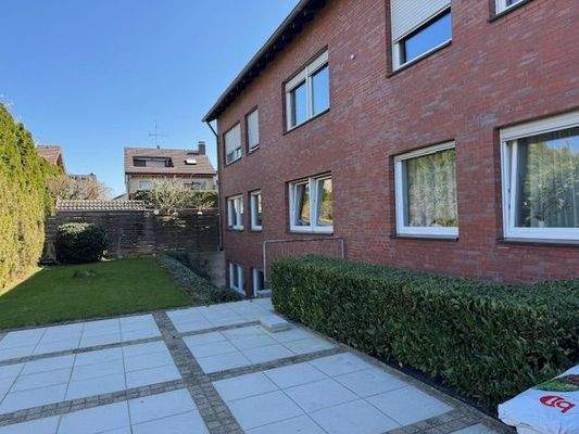 Die Rückseite des Gebäudes