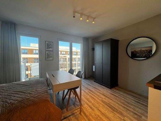 Wohn- und Schlafbereich (Musterwohnung)