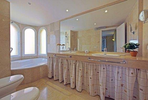 Penthouse zu vermieten, Dachterrasse mit Meerblick, Son Verí Nou, Llucmajor.