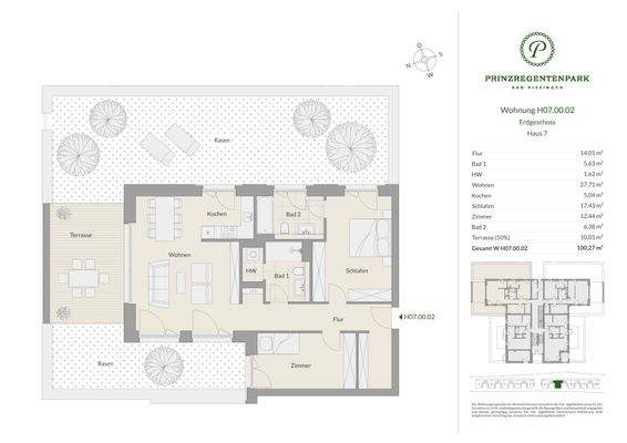 Grundriss Haus 7 - H07.00.02