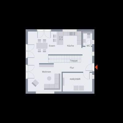 Stadtvilla 10.2 Grundriss EG