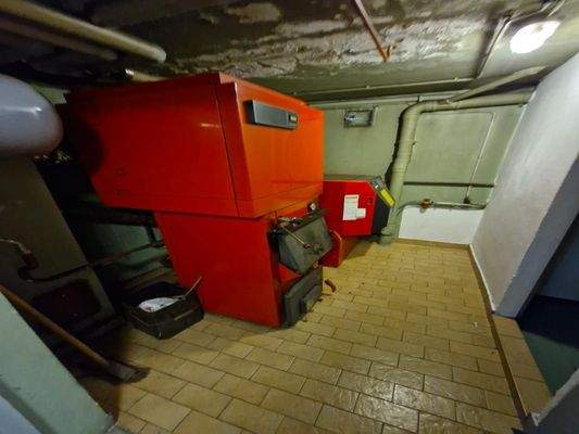 Heizraum Holz und Öl