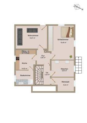 Grundriss Untergeschoss