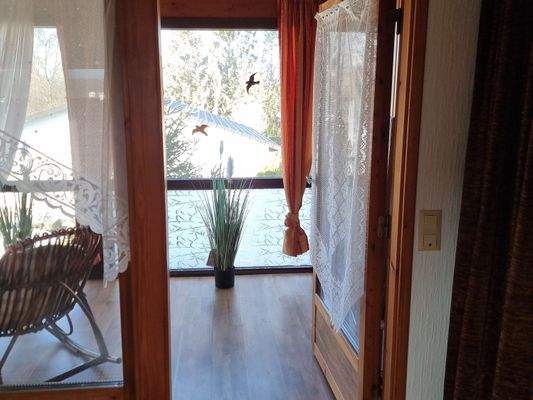 Eingang Wintergarten Wohnzimmer