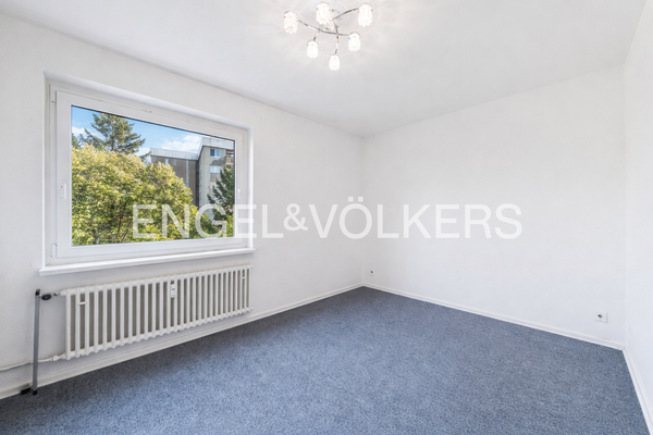 Raumvisualisierung – leerstehendes Schlafzimmer