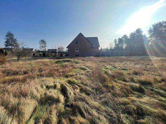 Blick auf das Wohngrundstück 