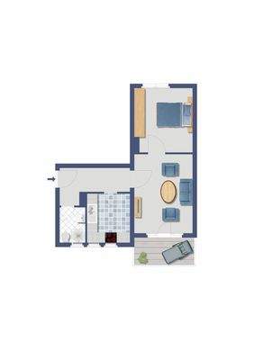 Beispielhafter Grundriss