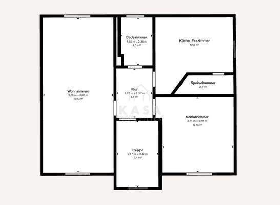 Grundriss Obergeschoss