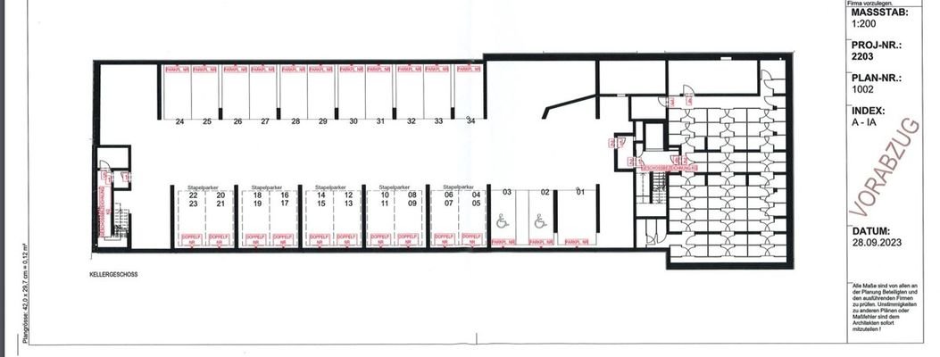 Stellplatz Plan mit Nummer