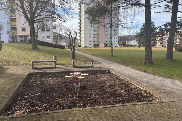 Spielplatz in der Wohnanlage