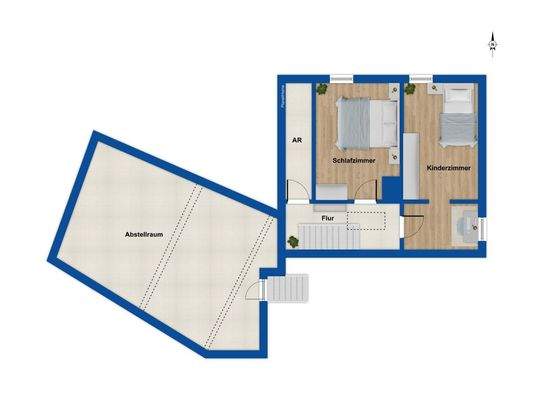 Grundriss Dachgeschoss 1