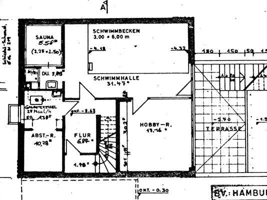 Grundriss Kellergeschoss, beheizt