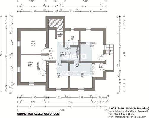 Grundriss Kellergeschoss