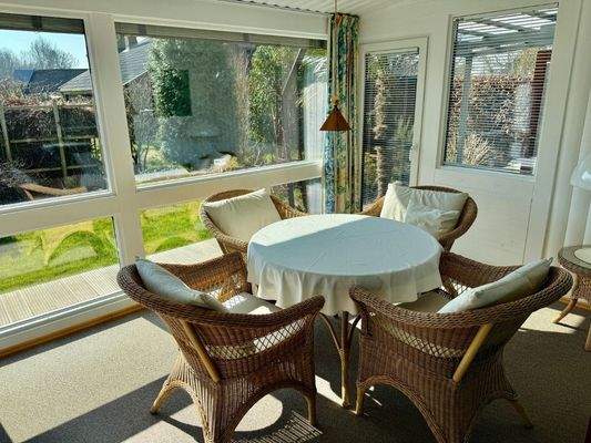 Wintergarten mit dreifach-Verglasung