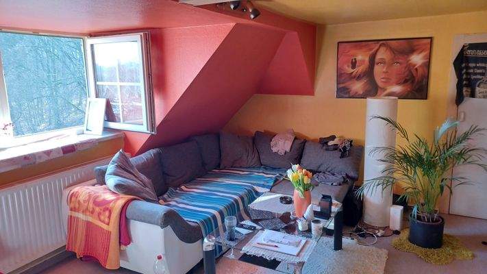 Wohn/Schlafzimmer DG