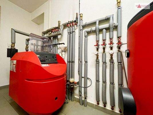 Heizung mit Warmwasserspeicher