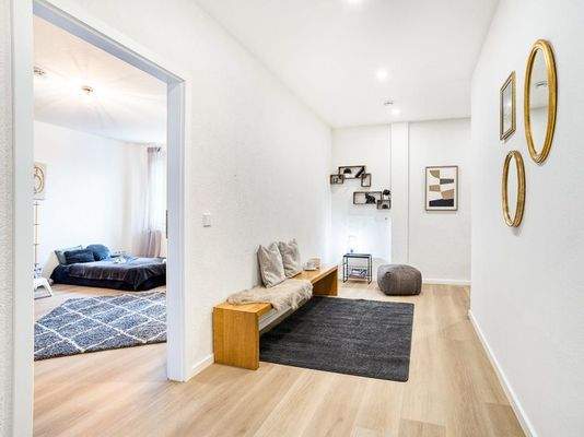 Wohnlicher Dielenbereich