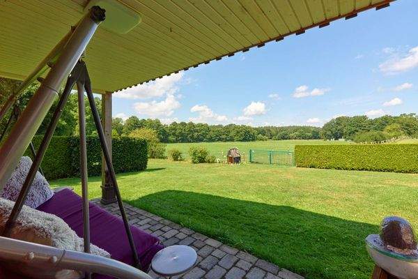 Traumhafter Blick über Wiesen