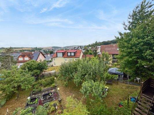 Blick auf das Grundstück