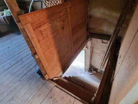 Zugang Dachboden Scheune