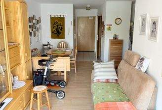 Sicht von Balkon Wohnung 