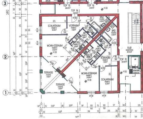 Grundriss Top 14 & 15