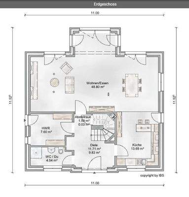 Grundriss Erdgeschoss