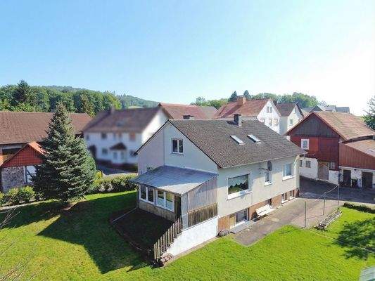 Rückansicht der Immobilie