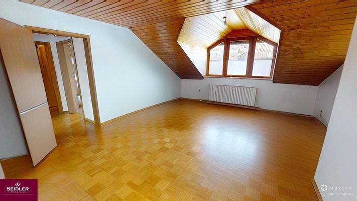 Wohnbereich unmöbliert