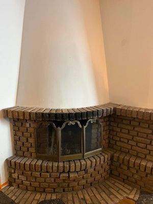 Kaminofen im Wohnzimmer