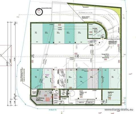 Grundriss Tiefgarage