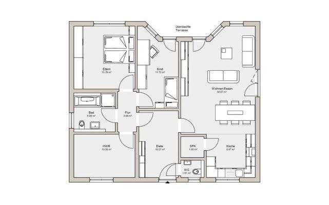 Grundriss Erdgeschoss