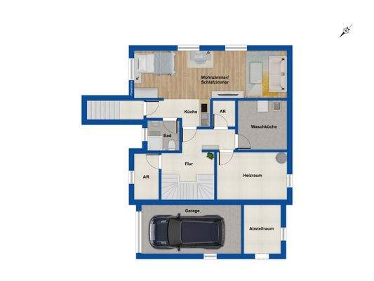 Grundriss - Keller mit ELW