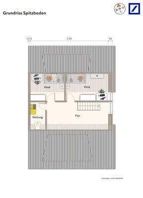 Grundriss Spitzboden