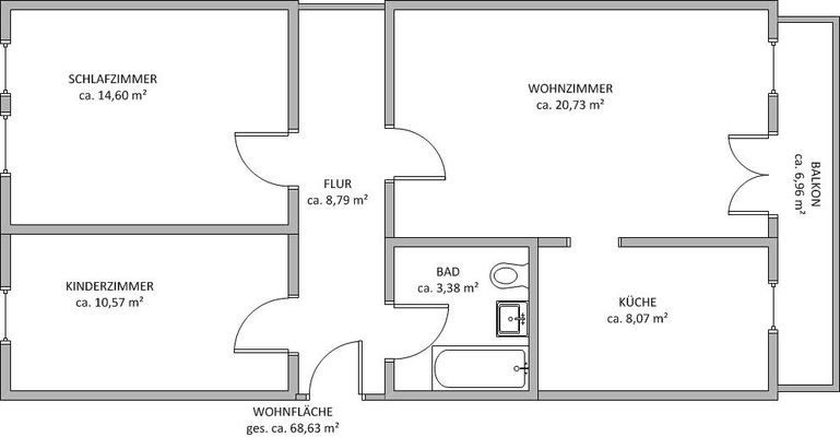 Muster Grundriss