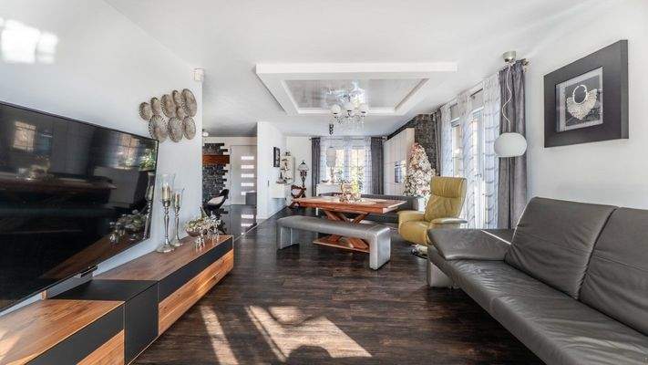 Wohnzimmer im Erdgeschoss