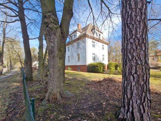 Eckansicht von der Straße