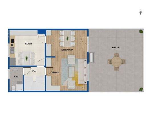 Grundriss Obergeschoss