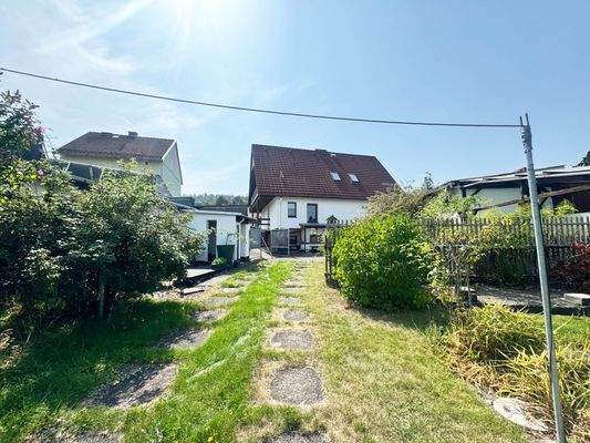 Garten von hinten