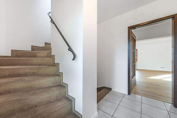 Treppe ins Dachgeschoss