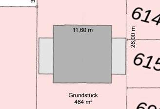 Grundstück Plan Stadtvilla