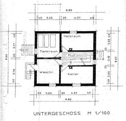 Grundriss - Untergeschoss