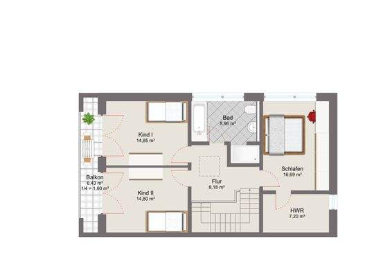 Grundriss 1. Obergeschoss _Haus 4