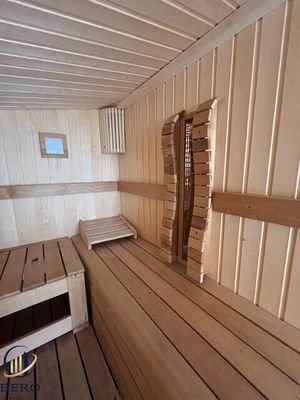 Sauna vom Innenhof aus zu betreten