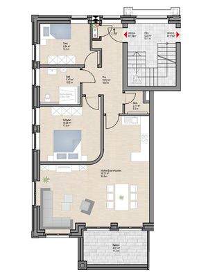 Barrierefreie Wohnung