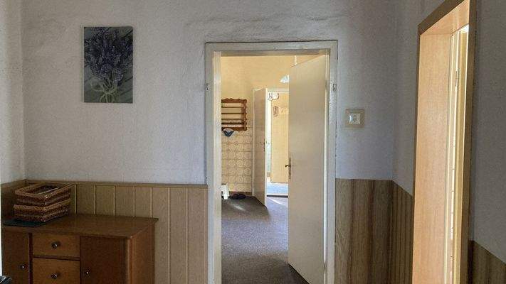 Blick in die Durchgangszimmer